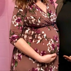 Small Floral Maxi Dress (maternity or regular)